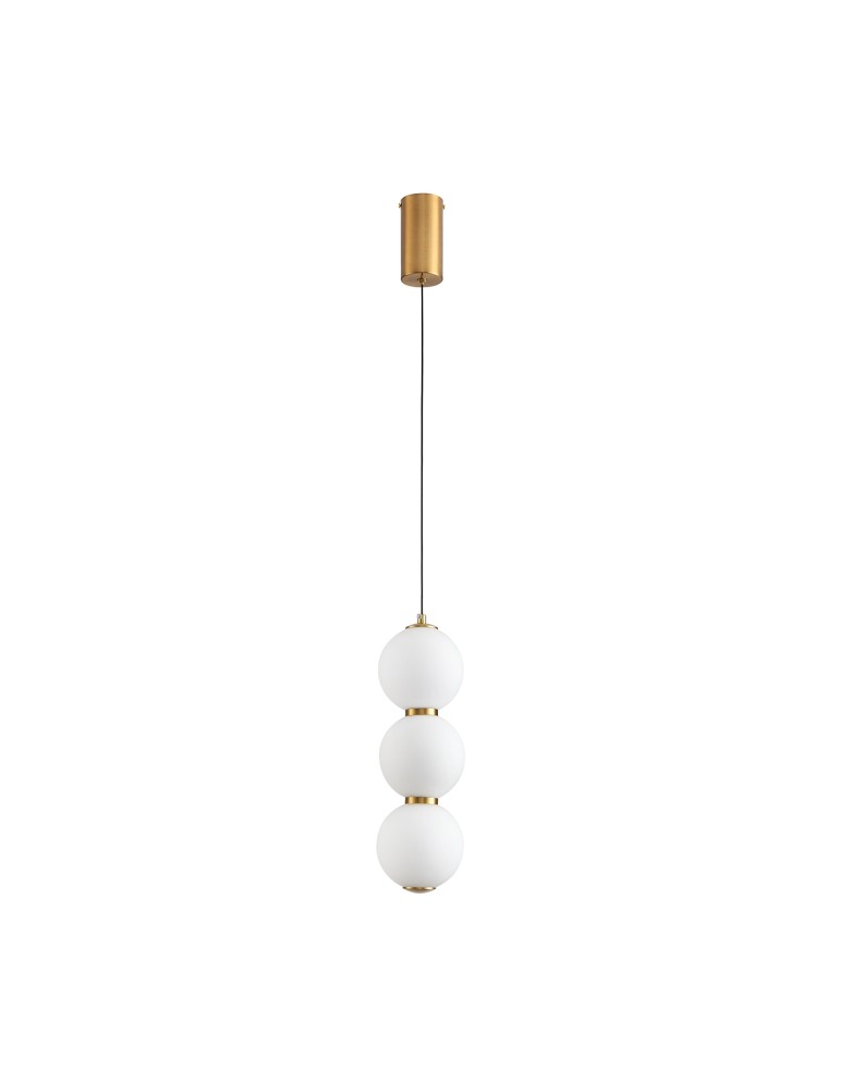 Step Into Design Lampa wisząca PERLA LED złota 12 cm ST-CP231222-3L gold