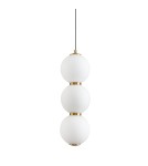 Lampy wiszące nowoczesne -  Step Into Design Lampa wisząca PERLA LED złota 12 cm ST-CP231222-3L gold - product 5