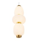 Step Into Design Lampa wisząca BRILLA-3 LED złota 23 cm ST-CP241210-3L złota  Step Into Design Lampa wisząca BRILLA-3 LED złota 23 cm ST-CP241210-3L złota