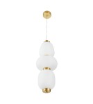 Step Into Design Lampa wisząca BRILLA-3 LED złota 23 cm ST-CP241210-3L złota  Step Into Design Lampa wisząca BRILLA-3 LED złota 23 cm ST-CP241210-3L złota