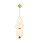 Step Into Design Lampa wisząca BRILLA-3 LED złota 23 cm ST-CP241210-3L złota  Step Into Design Lampa wisząca BRILLA-3 LED złota 23 cm ST-CP241210-3L złota