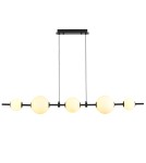 Lampy wiszące nad wyspę -  Step Into Design Lampa wisząca MILA czarna 140 cm ST-CP241222-5L - product 2