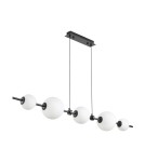 Lampy wiszące nad wyspę -  Step Into Design Lampa wisząca MILA czarna 140 cm ST-CP241222-5L - product 3