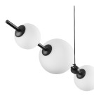 Lampy wiszące nad wyspę -  Step Into Design Lampa wisząca MILA czarna 140 cm ST-CP241222-5L - product 5