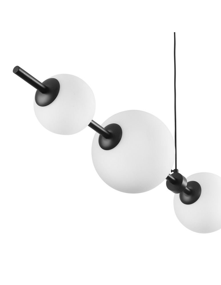 Step Into Design Lampa wisząca MILA czarna 140 cm ST-CP241222-5L