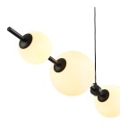 Lampy wiszące nad wyspę -  Step Into Design Lampa wisząca MILA czarna 140 cm ST-CP241222-5L - product 6