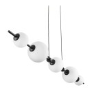 Lampy wiszące nad wyspę -  Step Into Design Lampa wisząca MILA czarna 140 cm ST-CP241222-5L - product 7