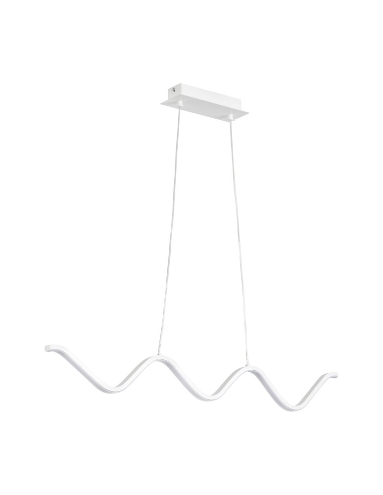 Step Into Design Lampa wisząca ZIGZAG LED biała 90 cm ST-MD240602 WHITE Step Into Design Lampa wisząca ZIGZAG LED biała 90 cm ST-MD240602 WHITE