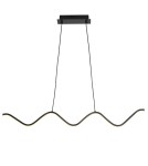 Step Into Design Lampa wisząca ZIGZAG LED czarna 90 cm ST-MD240602 BLACK  Step Into Design Lampa wisząca ZIGZAG LED czarna 90 cm ST-MD240602 BLACK