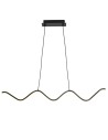 Step Into Design Lampa wisząca ZIGZAG LED czarna 90 cm ST-MD240602 BLACK  Step Into Design Lampa wisząca ZIGZAG LED czarna 90 cm ST-MD240602 BLACK