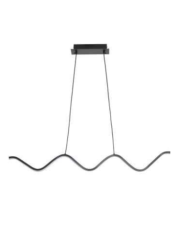 Step Into Design Lampa wisząca ZIGZAG LED czarna 90 cm ST-MD240602 BLACK - produkt 2
