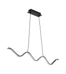 Step Into Design Lampa wisząca ZIGZAG LED czarna 90 cm ST-MD240602 BLACK  Step Into Design Lampa wisząca ZIGZAG LED czarna 90 cm ST-MD240602 BLACK