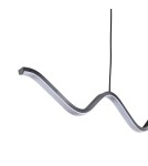 Step Into Design Lampa wisząca ZIGZAG LED czarna 90 cm ST-MD240602 BLACK  Step Into Design Lampa wisząca ZIGZAG LED czarna 90 cm ST-MD240602 BLACK