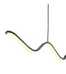 Step Into Design Lampa wisząca ZIGZAG LED czarna 90 cm ST-MD240602 BLACK  Step Into Design Lampa wisząca ZIGZAG LED czarna 90 cm ST-MD240602 BLACK