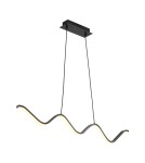 Step Into Design Lampa wisząca ZIGZAG LED czarna 90 cm ST-MD240602 BLACK  Step Into Design Lampa wisząca ZIGZAG LED czarna 90 cm ST-MD240602 BLACK