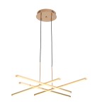 Step Into Design Lampa wisząca CRISS CROSS LED złota 78 cm ST-MD240406-4 gold Step Into Design Lampa wisząca CRISS CROSS LED złota 78 cm ST-MD240406-4 gold