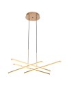 Step Into Design Lampa wisząca CRISS CROSS LED złota 78 cm ST-MD240406-4 gold Step Into Design Lampa wisząca CRISS CROSS LED złota 78 cm ST-MD240406-4 gold