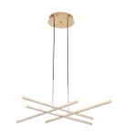 Step Into Design Lampa wisząca CRISS CROSS LED złota 78 cm ST-MD240406-4 gold Step Into Design Lampa wisząca CRISS CROSS LED złota 78 cm ST-MD240406-4 gold