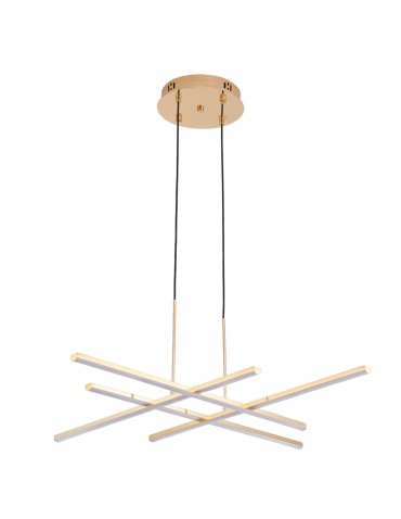 Step Into Design Lampa wisząca CRISS CROSS LED złota 78 cm ST-MD240406-4 gold - produkt 2