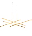 Step Into Design Lampa wisząca CRISS CROSS LED złota 78 cm ST-MD240406-4 gold Step Into Design Lampa wisząca CRISS CROSS LED złota 78 cm ST-MD240406-4 gold