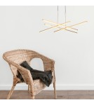 Step Into Design Lampa wisząca CRISS CROSS LED złota 78 cm ST-MD240406-4 gold Step Into Design Lampa wisząca CRISS CROSS LED złota 78 cm ST-MD240406-4 gold