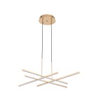 Step Into Design Lampa wisząca CRISS CROSS LED złota 78 cm ST-MD240406-4 gold Step Into Design Lampa wisząca CRISS CROSS LED złota 78 cm ST-MD240406-4 gold