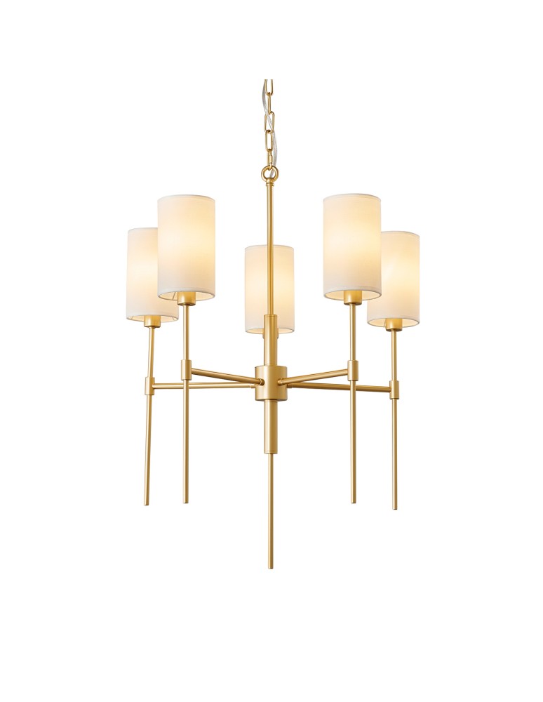  Step Into Design Lampa wisząca DARLING żyrandol złota 60 cm ST-9501-5 GOLD