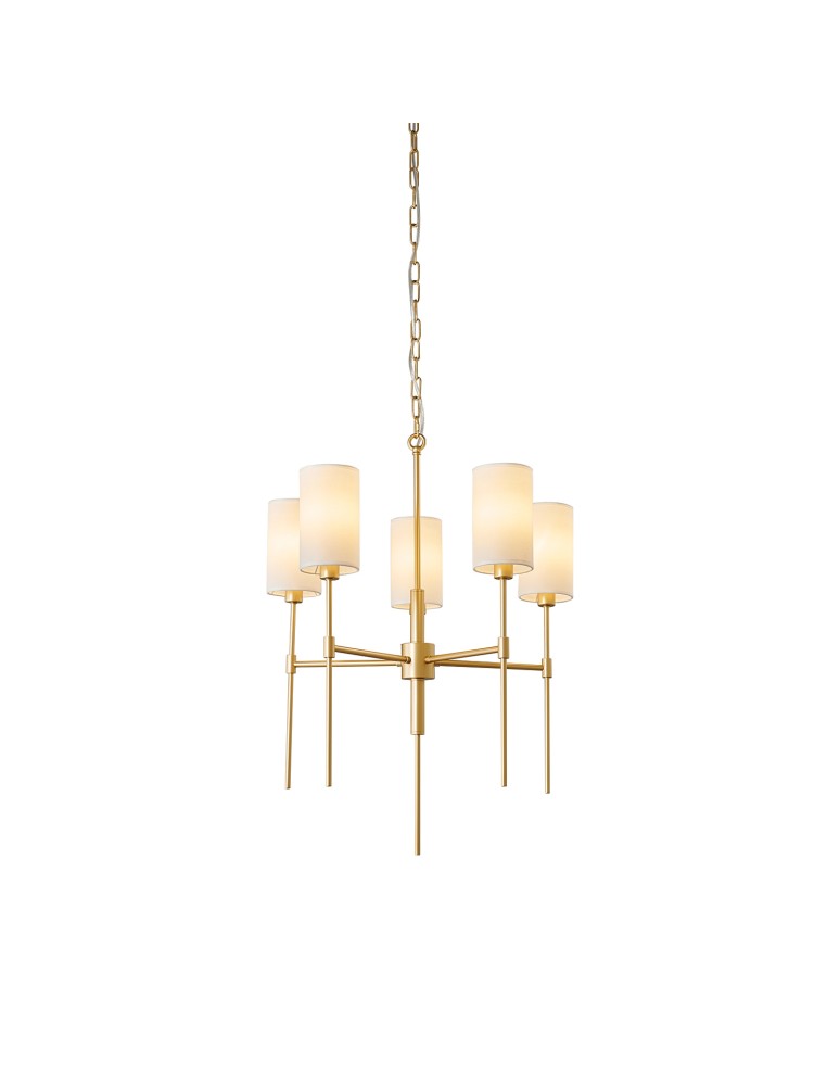 Step Into Design Lampa wisząca DARLING żyrandol złota 60 cm ST-9501-5 GOLD