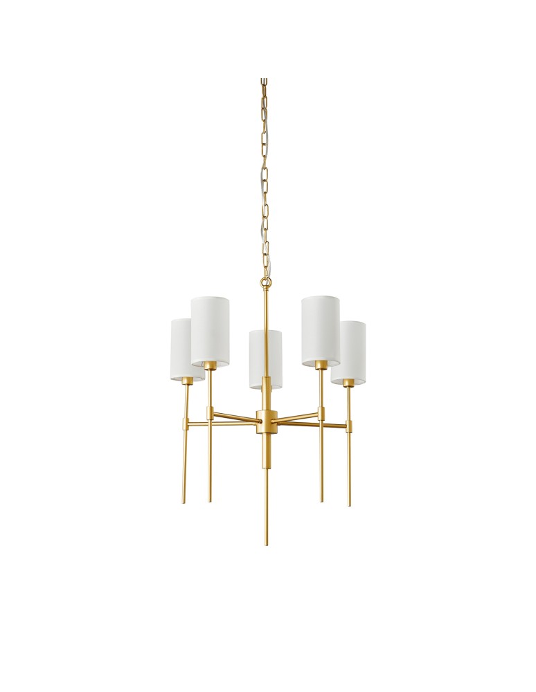 Step Into Design Lampa wisząca DARLING żyrandol złota 60 cm ST-9501-5 GOLD