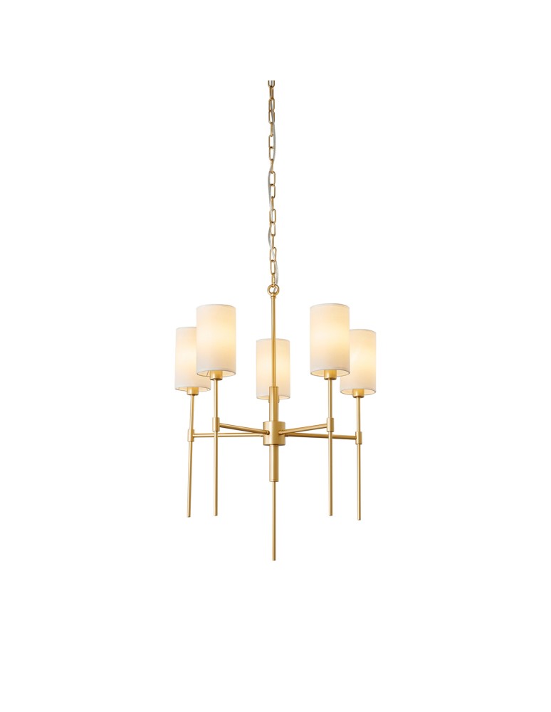 Step Into Design Lampa wisząca DARLING żyrandol złota 60 cm ST-9501-5 GOLD