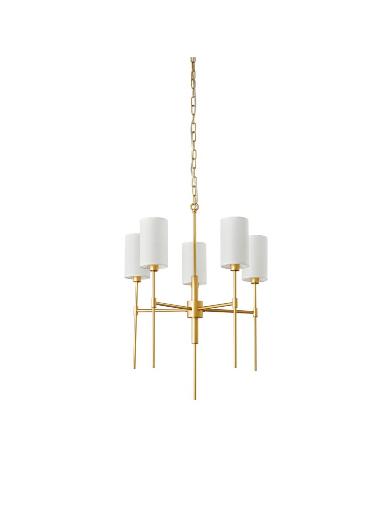 Step Into Design Lampa wisząca DARLING żyrandol złota 60 cm ST-9501-5 GOLD