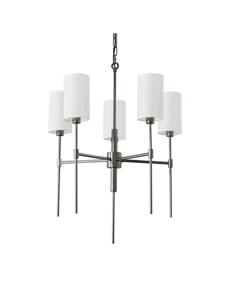 Step Into Design Lampa wisząca DARLING czarny połysk 60 cm ST-9501-5 BLACK