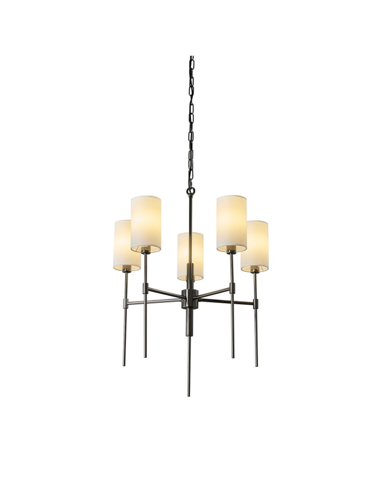 Step Into Design Lampa wisząca DARLING czarny połysk 60 cm ST-9501-5 BLACK