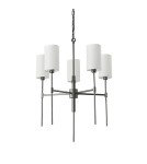 Żyrandole 5 punktowe -  Step Into Design Lampa wisząca DARLING czarny połysk 60 cm ST-9501-5 BLACK - product 7