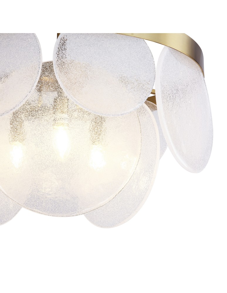 Step Into Design Lampa wisząca AURORA mosiądz 60 cm ST-9513 BRASS Step Into Design Lampa wisząca AURORA mosiądz 60 cm ST-9513 BRASS