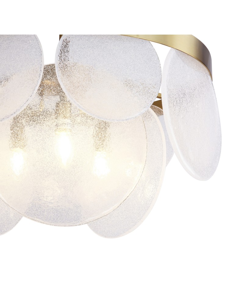 Step Into Design Lampa wisząca AURORA mosiądz 60 cm ST-9513 BRASS Step Into Design Lampa wisząca AURORA mosiądz 60 cm ST-9513 BRASS
