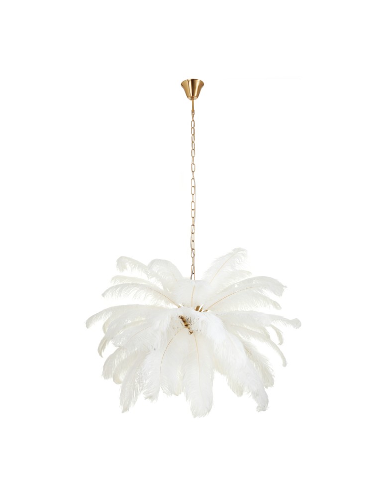  Step Into Design Lampa wisząca EMU pióra białe 100 cm ST-DN127 white