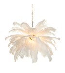 Lampy wiszące designerskie -  Step Into Design Lampa wisząca EMU pióra białe 100 cm ST-DN127 white - product 3