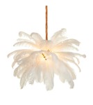 Lampy wiszące designerskie -  Step Into Design Lampa wisząca EMU pióra białe 100 cm ST-DN127 white - product 4