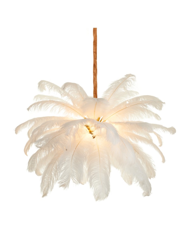 Step Into Design Lampa wisząca EMU pióra białe 100 cm ST-DN127 white