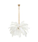 Lampy wiszące designerskie -  Step Into Design Lampa wisząca EMU pióra białe 100 cm ST-DN127 white - product 5