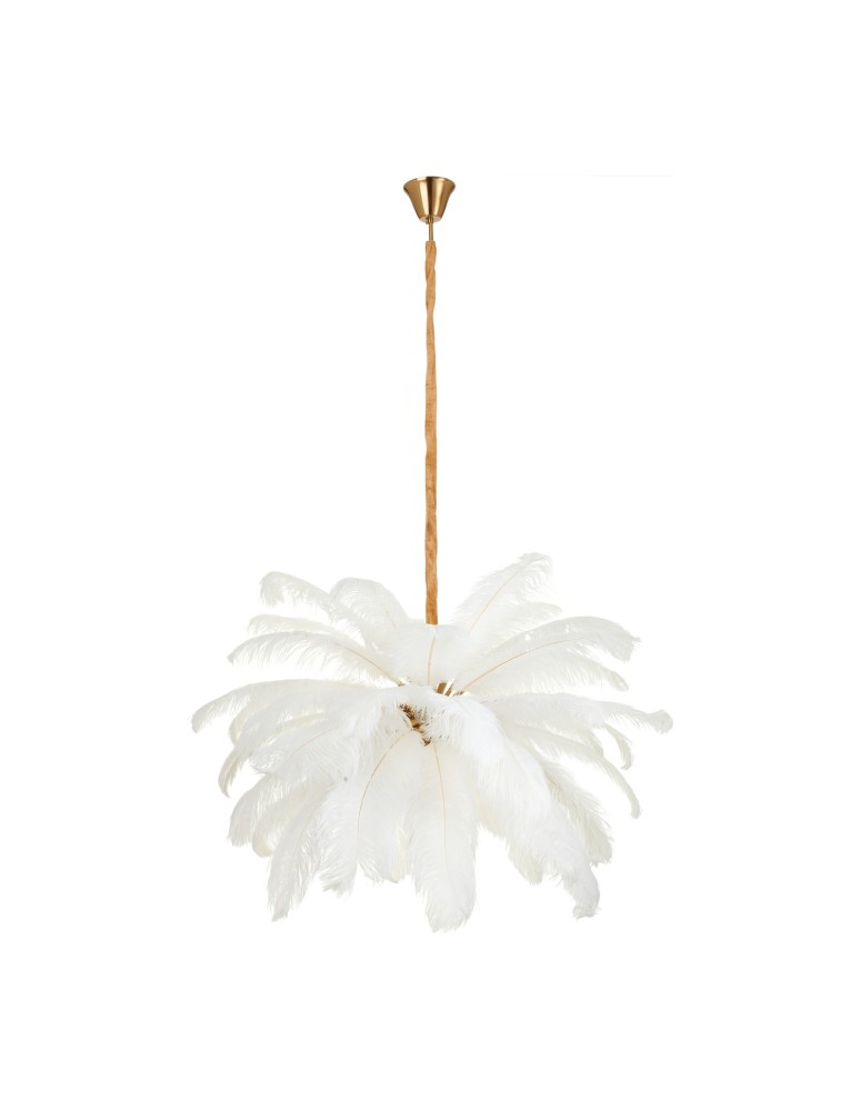 Step Into Design Lampa wisząca EMU pióra białe 100 cm ST-DN127 white