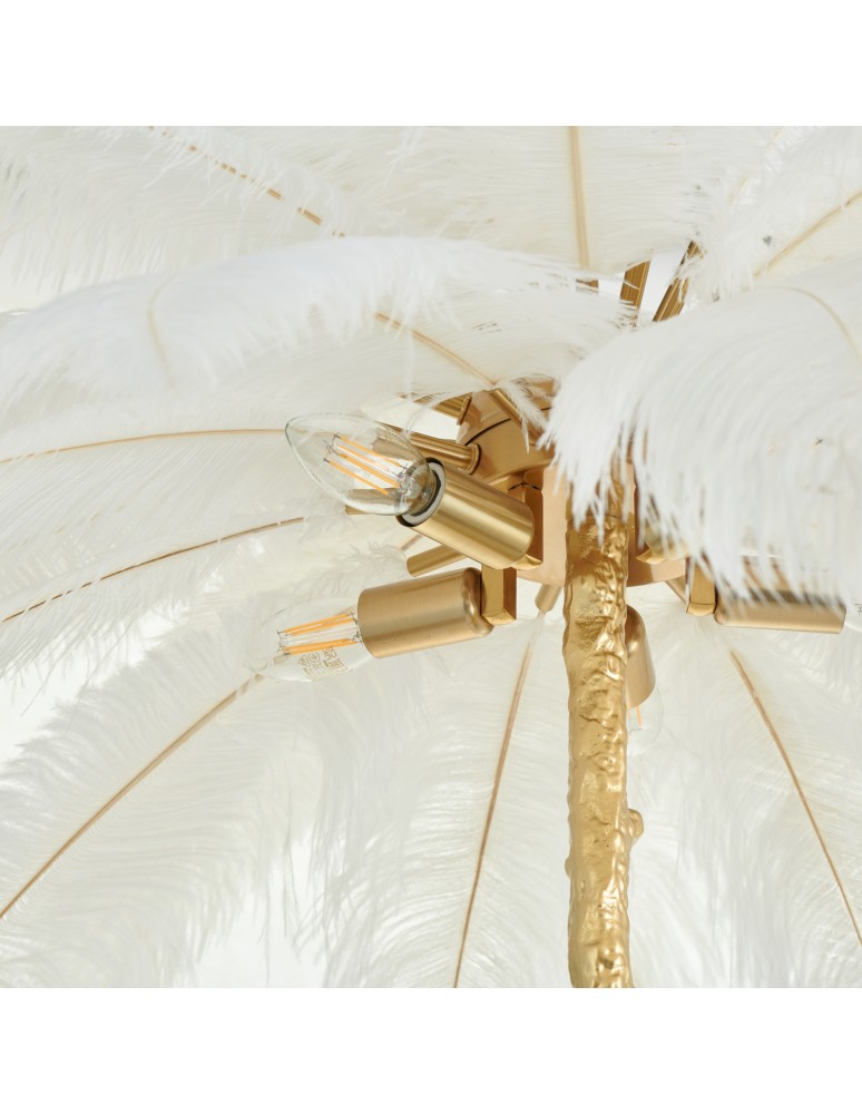 Step Into Design Lampa wisząca EMU pióra białe 100 cm ST-DN127 white