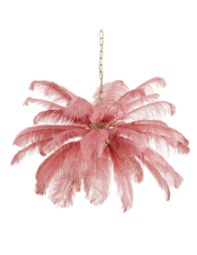 Step Into Design Lampa wisząca EMU pióra różowe 100 cm ST-DN127 pink Step Into Design Lampa wisząca EMU pióra różowe 100 cm ST-DN127 pink