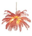 Step Into Design Lampa wisząca EMU pióra różowe 100 cm ST-DN127 pink Step Into Design Lampa wisząca EMU pióra różowe 100 cm ST-DN127 pink