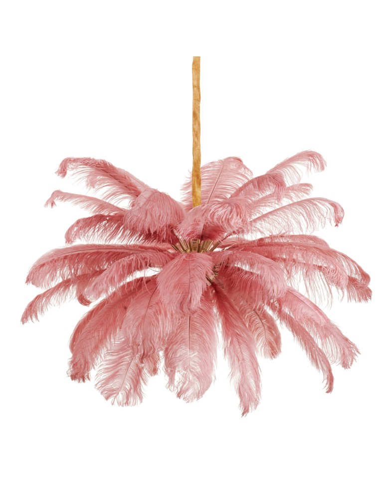 Step Into Design Lampa wisząca EMU pióra różowe 100 cm ST-DN127 pink Step Into Design Lampa wisząca EMU pióra różowe 100 cm ST-DN127 pink