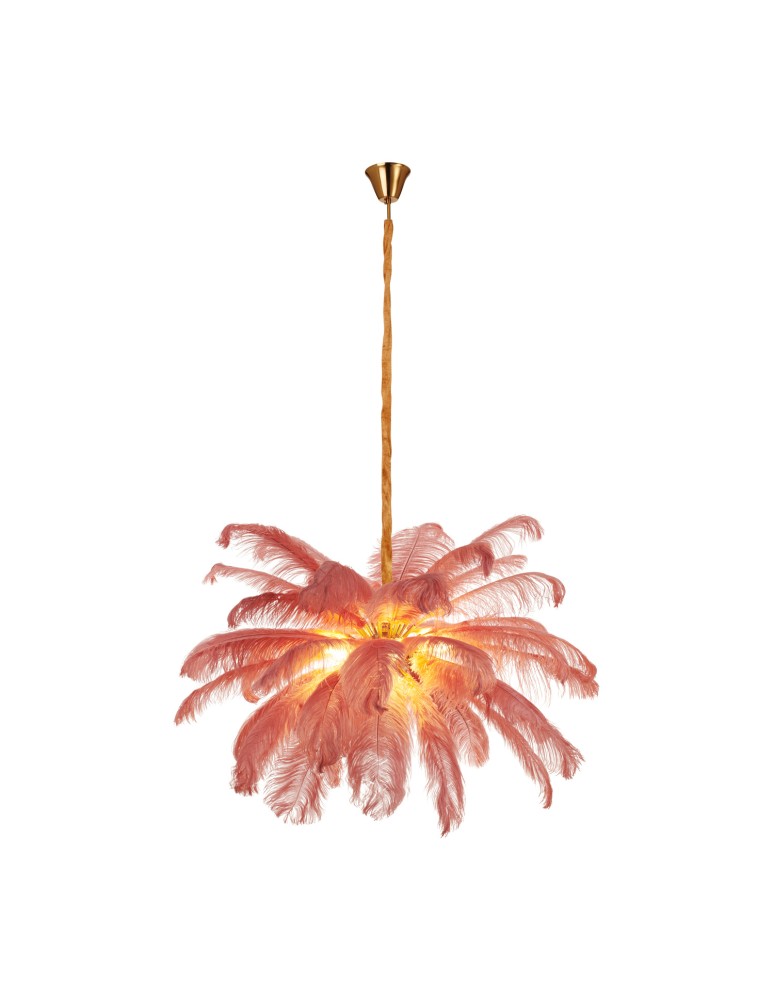 Step Into Design Lampa wisząca EMU pióra różowe 100 cm ST-DN127 pink Step Into Design Lampa wisząca EMU pióra różowe 100 cm ST-DN127 pink