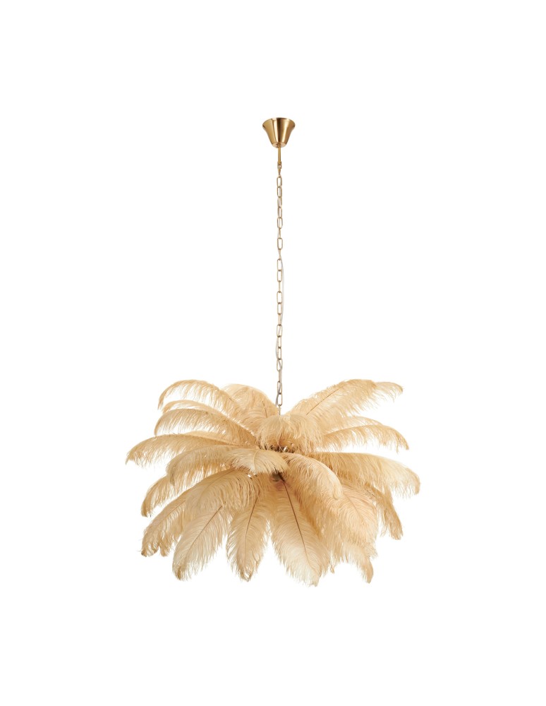 Step Into Design Lampa wisząca EMU pióra beżowe 100 cm ST-DN127 beige Step Into Design Lampa wisząca EMU pióra beżowe 100 cm ST-DN127 beige