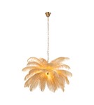 Step Into Design Lampa wisząca EMU pióra beżowe 100 cm ST-DN127 beige Step Into Design Lampa wisząca EMU pióra beżowe 100 cm ST-DN127 beige