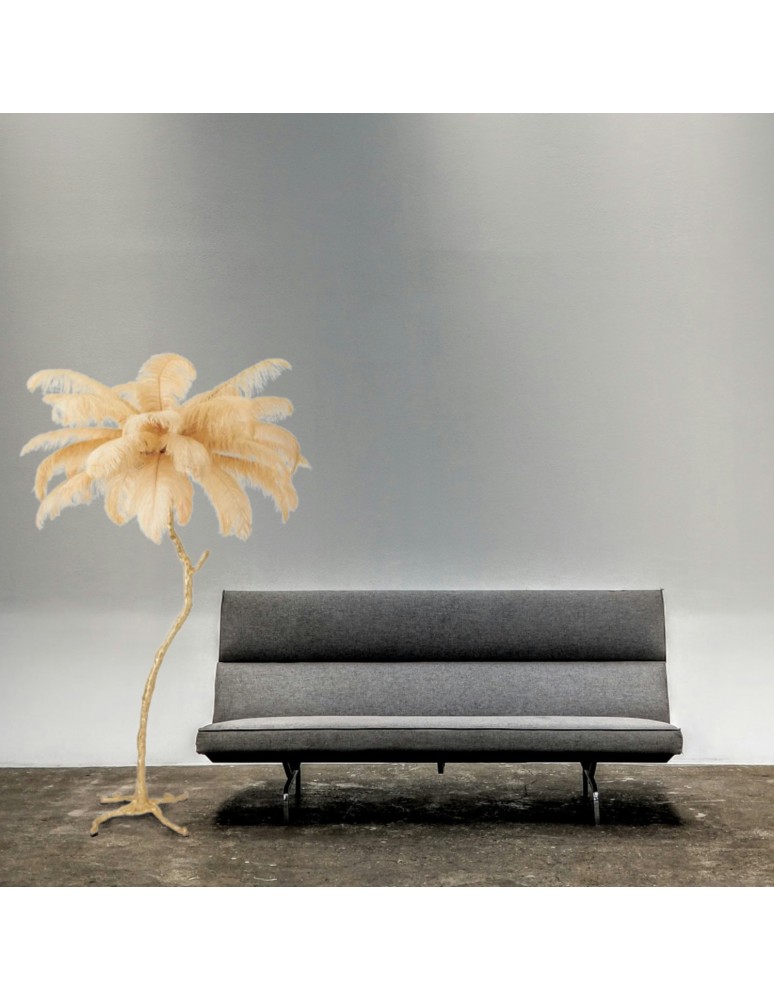 Step Into Design Lampa wisząca EMU pióra beżowe 100 cm ST-DN127 beige Step Into Design Lampa wisząca EMU pióra beżowe 100 cm ST-DN127 beige